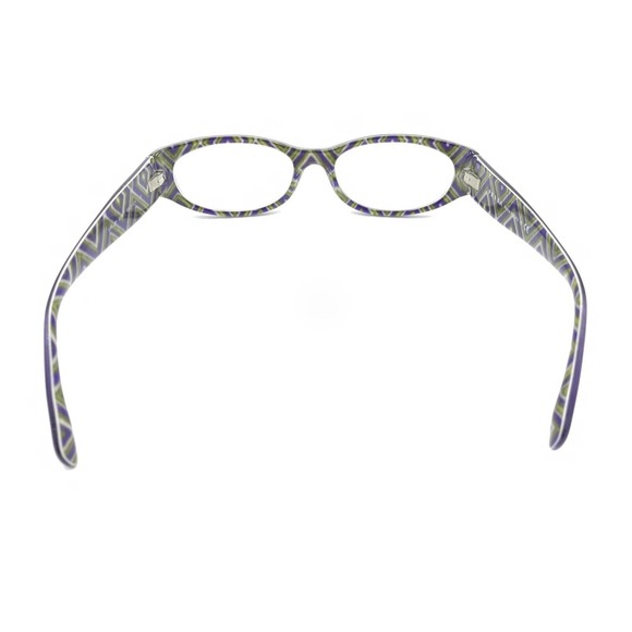 Prada VPR 03P MAT-1O1 Purple Oval Eyeglasses Frames 53-17 140 Italy Designer - Picture 5 of 12